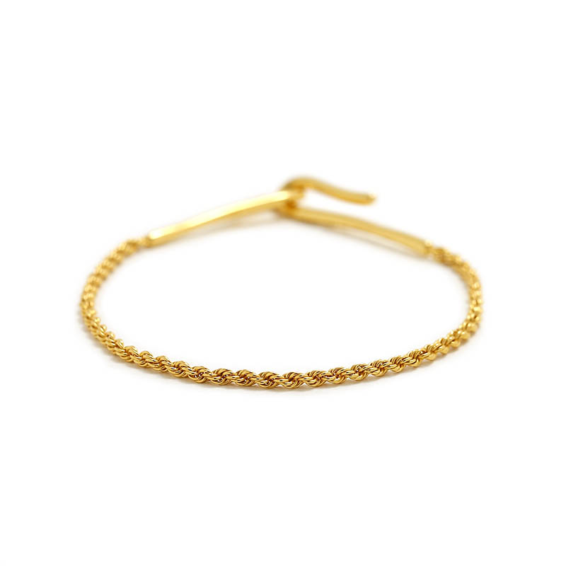 Twist Chain Bracelet - Gold Plated（ツイストチェーンブレスレット - ゴールドコーティング）　SYMPATHY OF SOUL Style（シンパシーオブソウルスタイル）
