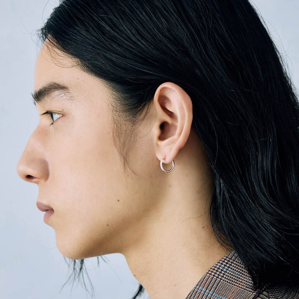 SYMPATHY OF SOUL　シンパシーオブソウル Plain Hoop Pierce S プレーンフープピアス エス Silver シルバー