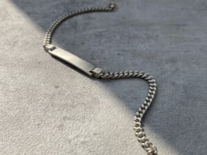 Narrow ID Chain Bracelet チェーンブレスレット シルバー B2004S　シンパシーオブソウル
