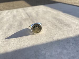 SYMPATHY OF SOUL シンパシーオブソウル　Classic Coin Ring Good Luck クラシックコインリング / グッドラック Silver シルバー K18YG 18金