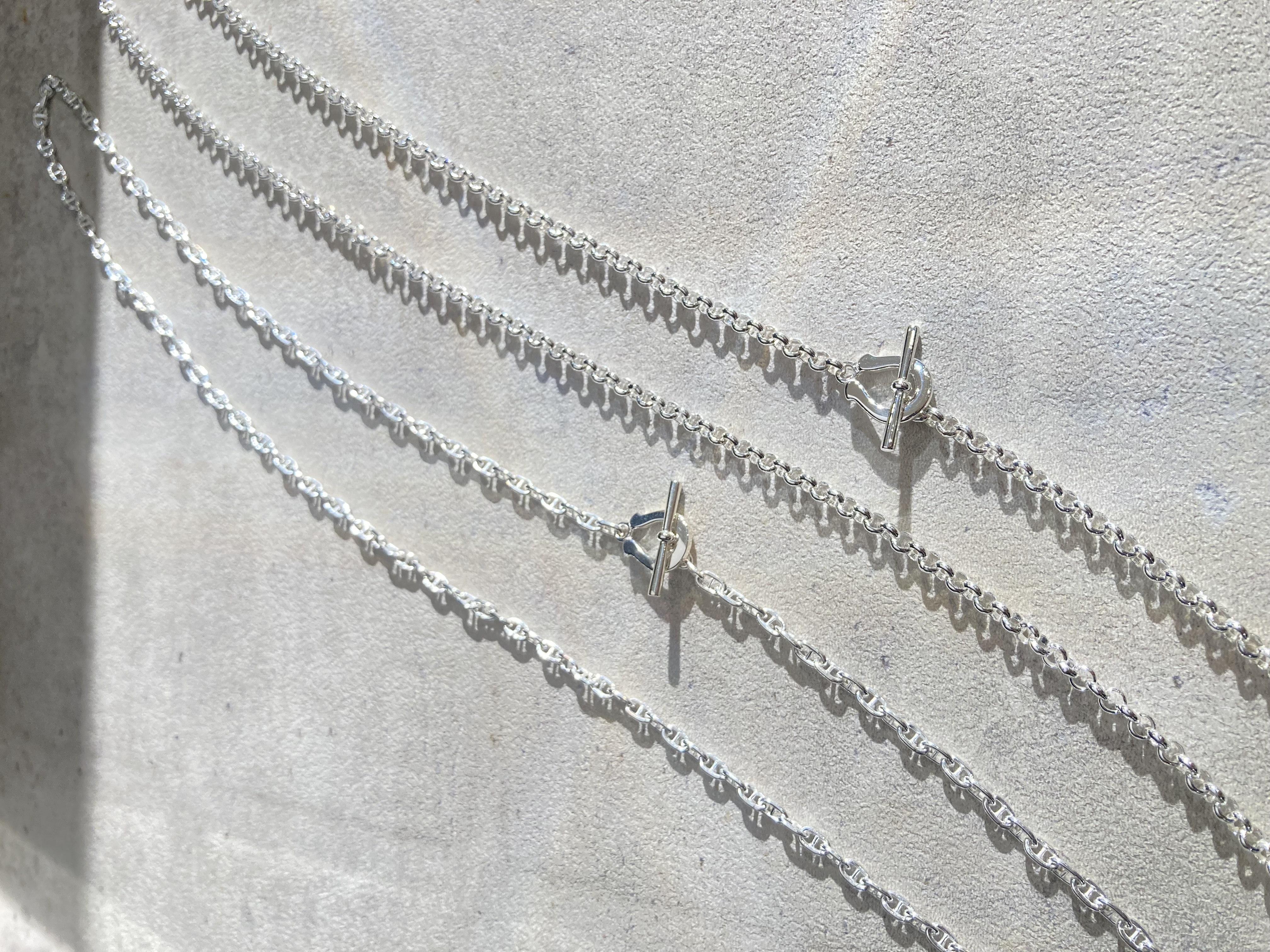 SYMPATHY OF SOUL シンパシーオブソウル Toggle Necklace Anchor Round トグルネックレス アンカー ラウンド　Silver シルバー