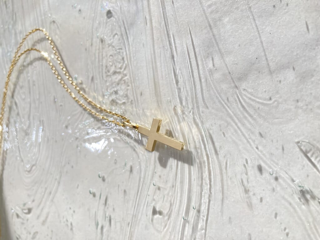 SYMPATHY OF SOUL　シンパシーオブソウル　Simple Cross Pendant Medium　シンプルクロスペンダントミディアム　K18YG １８金