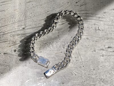 Suman Dhakhwa スーマンダックワ Carved KIHEI Chain Bracelet カーブドキヘイチェーンブレスレット Silver シルバー 2024AW