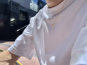 SYMPATHY OF SOUL　シンパシーオブソウル　LG Diamond Horseshoe Necklace　エルジーダイアモンドホースシューネックレス　K18YG　18金