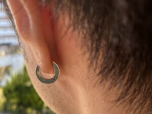 SYMPATHY OF SOUL シンパシーオブソウル　Valley Hoop Pierce　バレーフープピアス　Silver シルバー