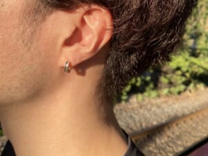 SYMPATHY OF SOUL シンパシーオブソウル　Valley Hoop Pierce　バレーフープピアス　Silver シルバー