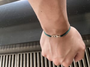 Suman Dhakhwa スーマンダックワ Eternal Knot Cord Bracelet MOKUME×Silver エターナルノットコードブレスレット / モクメ×シルバー