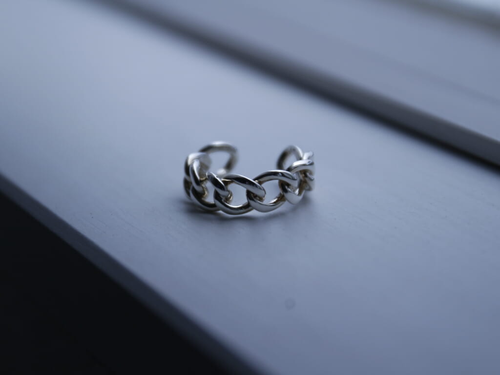 SYMPATHY OF SOUL style シンパシーオブソウルスタイル Classic Chain Ring Silver クラシックチェーンリング シルバー