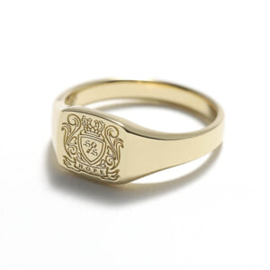 SYMPATHY OF SOUL シンパシーオブソウル　Small Signet Ring　スモールシグネットリング　K18YG