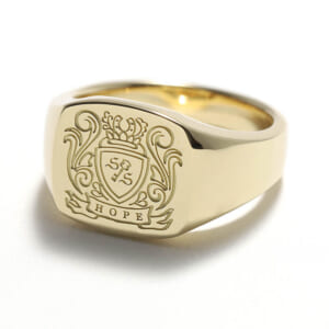 SYMPATHY OF SOUL シンパシーオブソウル　Large Signet Ring　ラージシグネットリング　K18YG