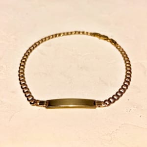 Gold Jewelry from NEW YORK ID Bracelet