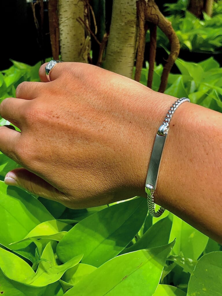 Silver chain bracelet 3