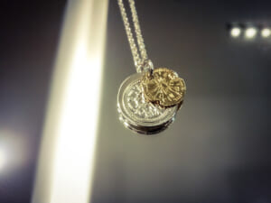 B.C. Coin Necklace/Hope Sun　Silver×K18 Yellow Gold