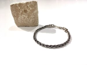Silver chain bracelet 1