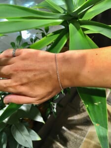 Silver chain bracelet 3