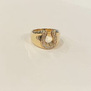 Horseshoe Amulet Combination Ring