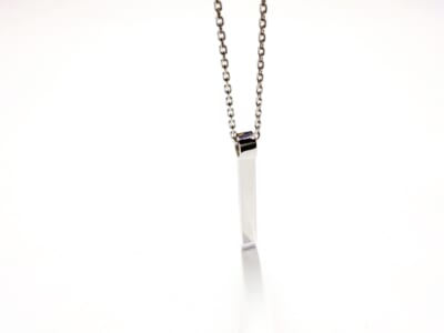 Rod Necklace Silver