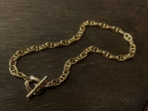 classicchainbracelet-Anchor k18