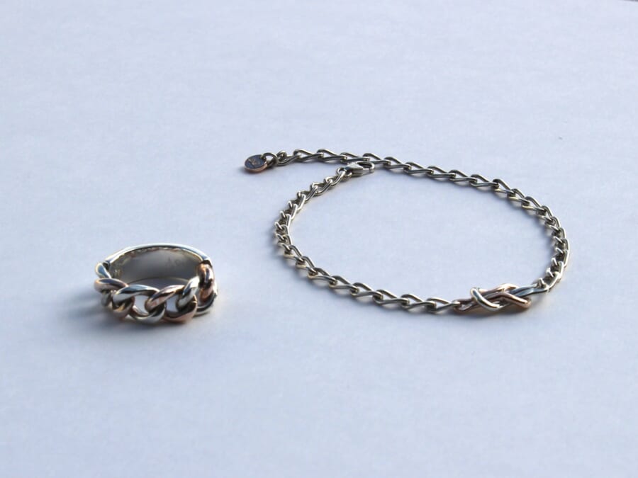 KIHEI Chain Ring　Eternal Knot Bracelet